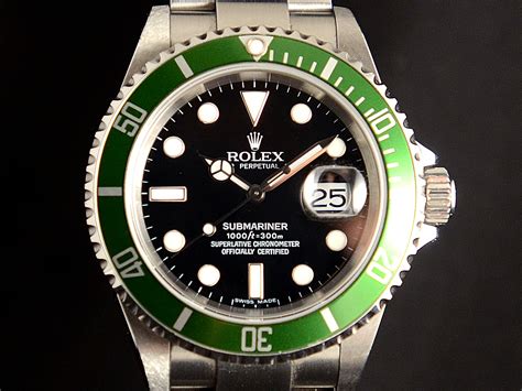 refernza rolex submariner ghiera verde|rolex submariner verde.